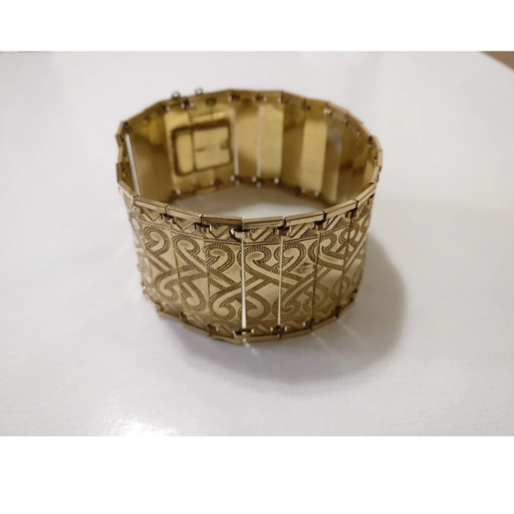 🇨🇦 Antique rolled gold bracelet by KJAG - Picture 6 of 8